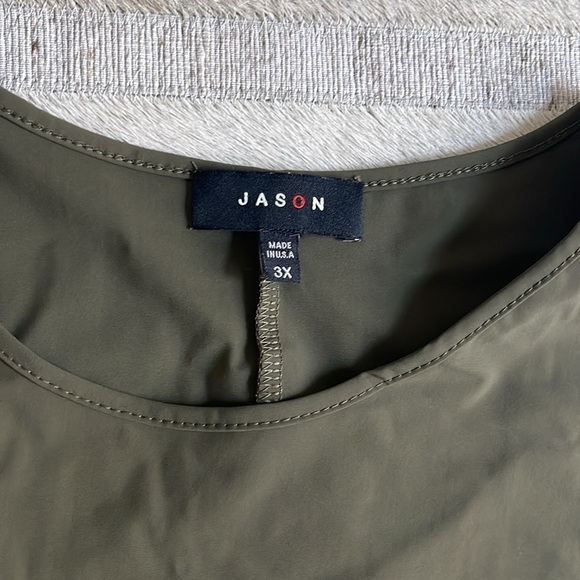 Ms. Diva Plus Olive Green Pants & Top - Picture 5 of 6